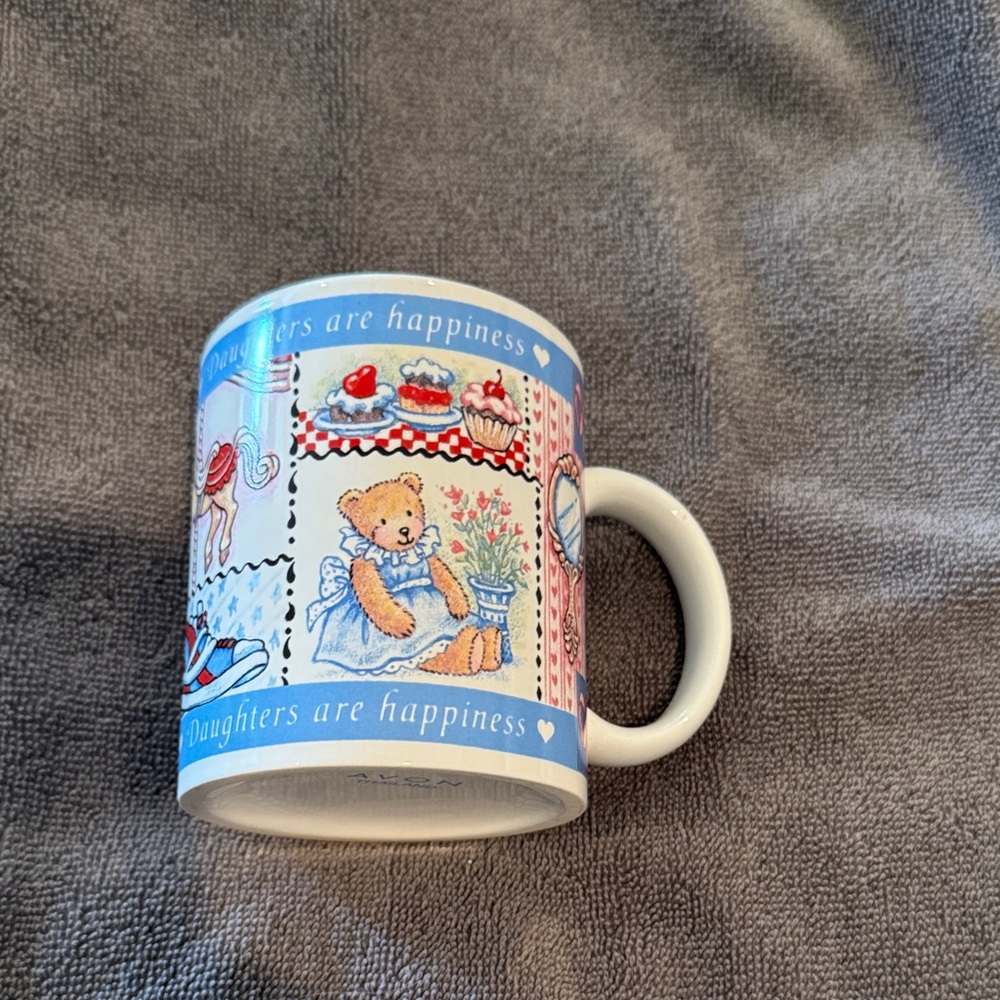 Daughters are happiness. Avon mug.